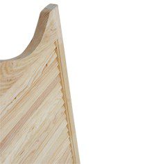 2 PUERTAS DE PINO CANTINA NATURAL 80X100 CM