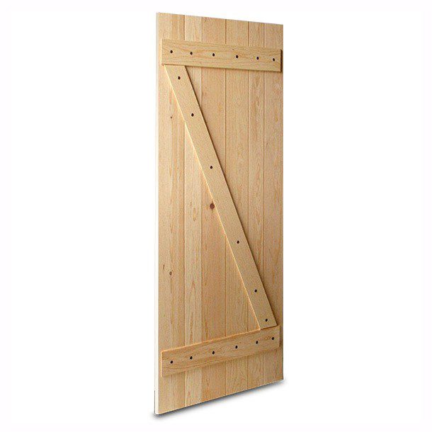 PUERTA ESTABLO 100X213 69MM NATURAL
