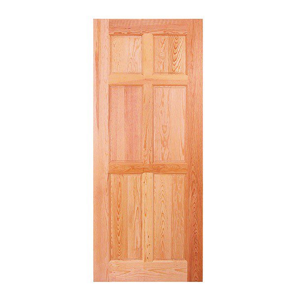 PUERTA INGLESA 6 TABLEROS 90 X 213 CM