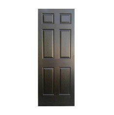 PUERTA TAMBOR 6 PANEL CHOCOLATE 70X213 CM