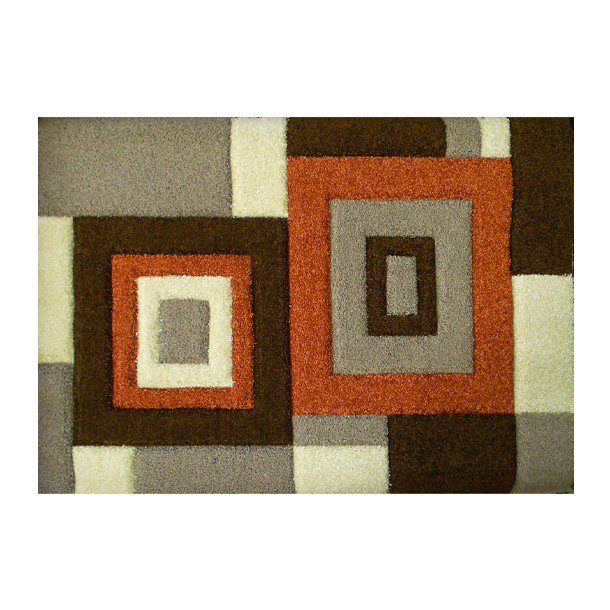 TAPETE SHAGGY DANCE CUADROS 160X230 CM DIB