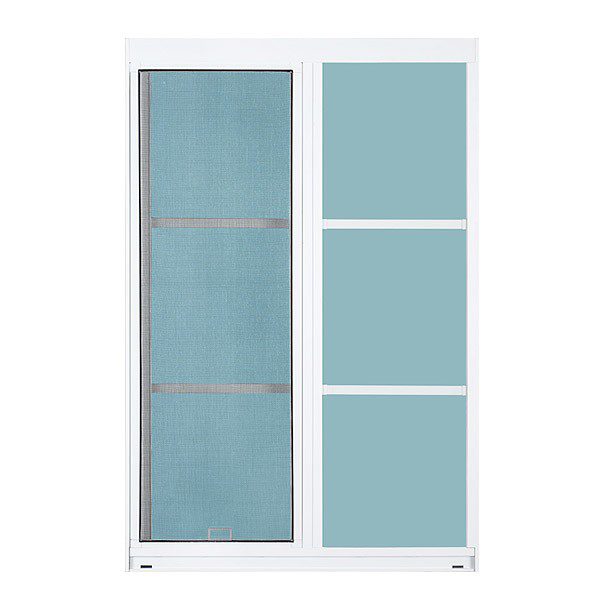 VENTANA ALUMIVENT 60 X 90 BLANCO CUADROS