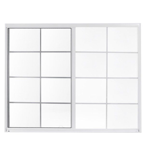 VENTANA ALUMIVENT 150 X 120 BLANCO CUADROS