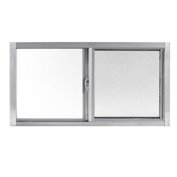 VENTANA ALUMIPRO 60 X 40 CM NATURAL TAPIZ