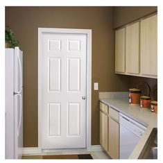 PUERTA TAMBOR ALPINA 6P BLANCA 80X213