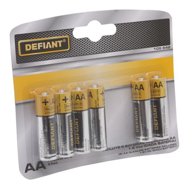 BATERIAS ALCALINAS AAA 6 PIEZAS