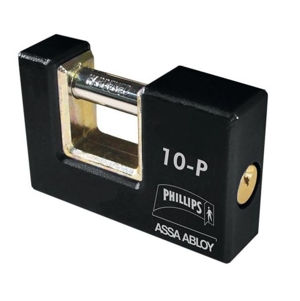 CANDADO NEGRO 75MM LLAVE TRADICIONAL PHILLIPS