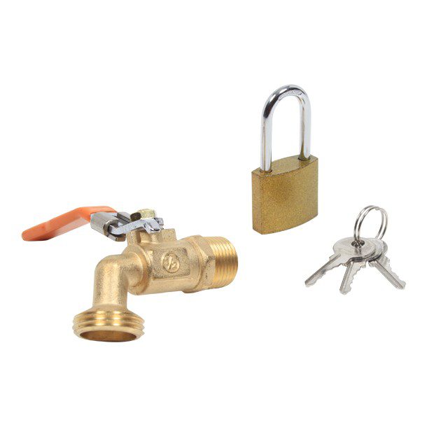 LLAVE MANGUERA 1/2" CON CANDADO