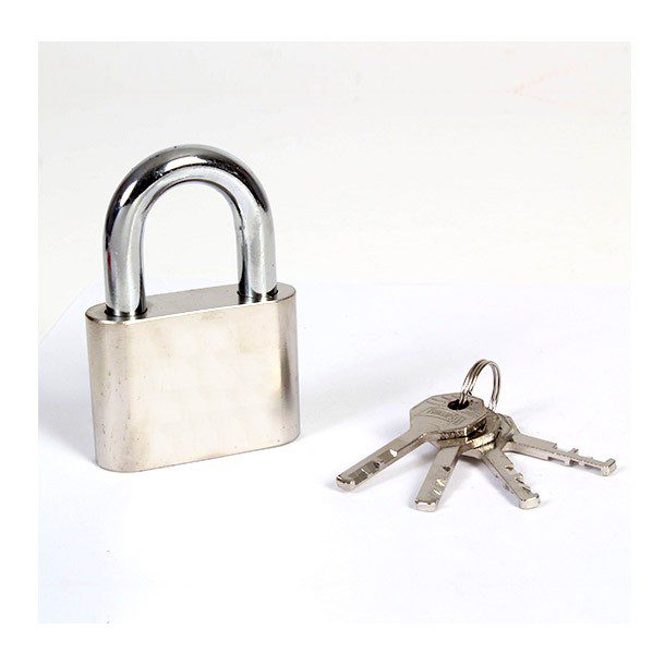 CANDADO DE HIERRO 60 MM GANCHO CORTO AA