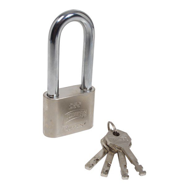 CANDADO DE ACERO 60 MM GANCHO LARGO AA