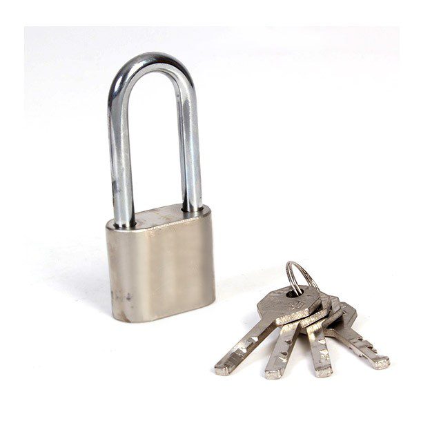 CANDADO DE ACERO 40 MM GANCHO LARGO AA