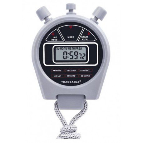 CRONÓMETRO SENCILLO DE TRES BOTONES DE 24 HRS