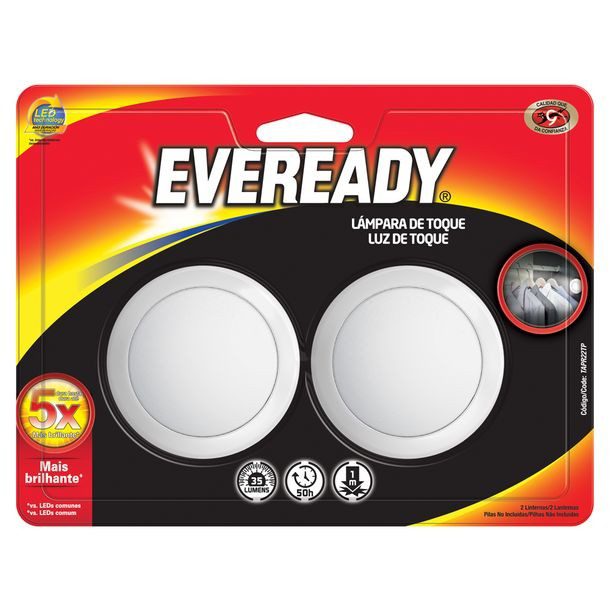 2 LINTERNAS PUSH ON LED