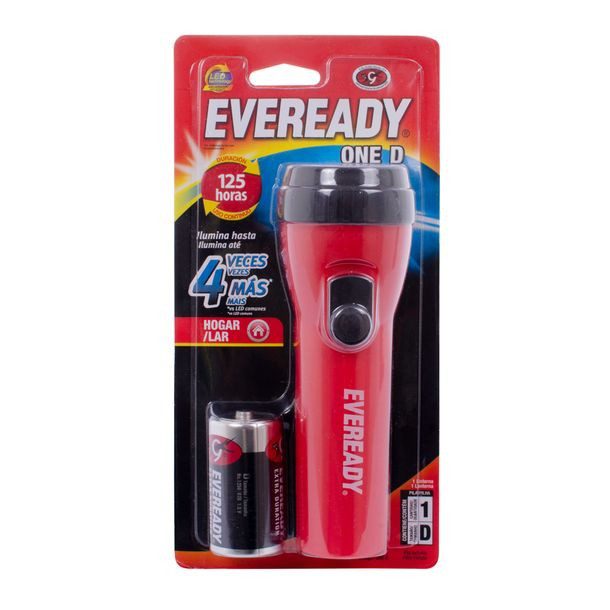 LINTERNA ONE LED CON BATERÍA