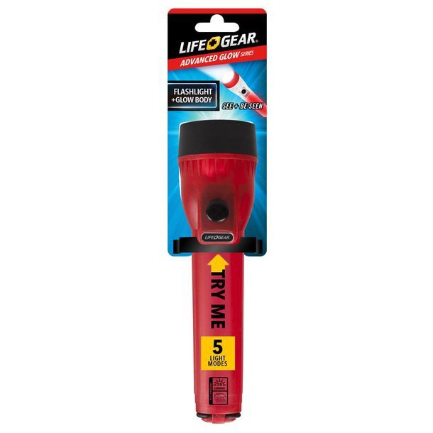 LINTERNA ROJA RESPLANDECIENTE PEQUEÑA ROJA LIFE GEAR