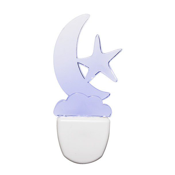 LUZ DE NOCHE LED ESTRELLA Y LUNA