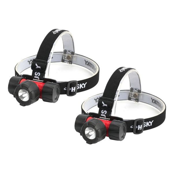 COMBO LINTERNAS TIPO MINERO 200 LUMENES HUSKY