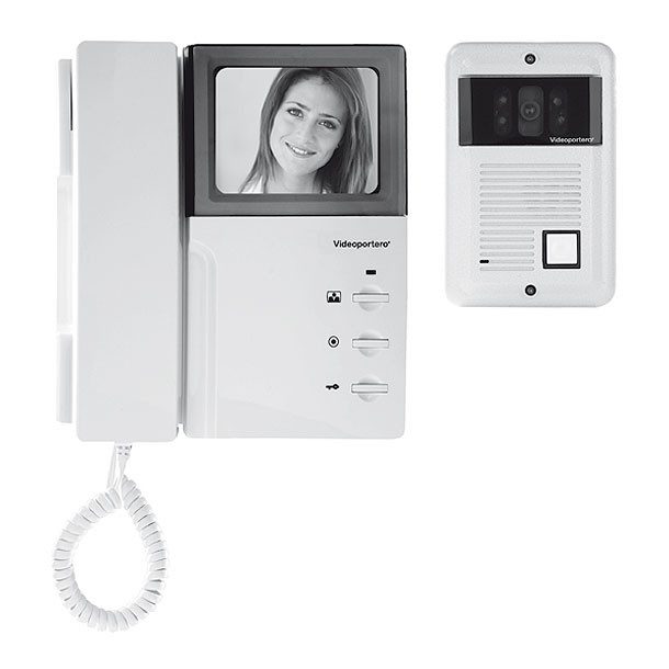 PAQUETE DE VIDEOPORTERO B/N 4 HILOS