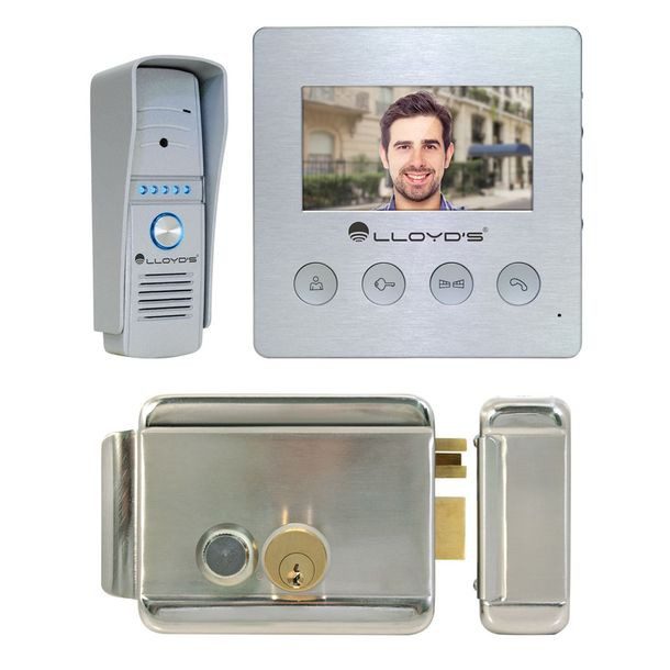 VIDEO INTERFÓN A COLOR CHAPA ELÉCTRICA