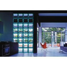 VETRO INDEX 30X30X10 AZUL CARIBE