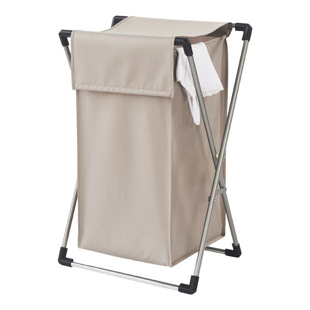 CESTO DE LAVANDERÍA BEIGE