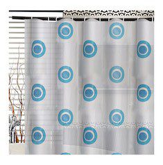CORTINA PARA BAÑO EVA BLUE DOTS