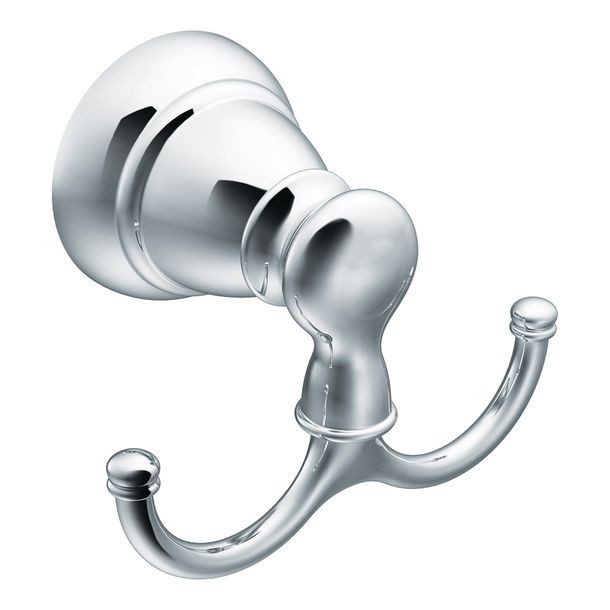 GANCHO DOBLE PARA BAÑO BANBURY CROMO
