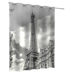 CORTINA GANCHO MÁGICO POLIÉSTER D'PARIS