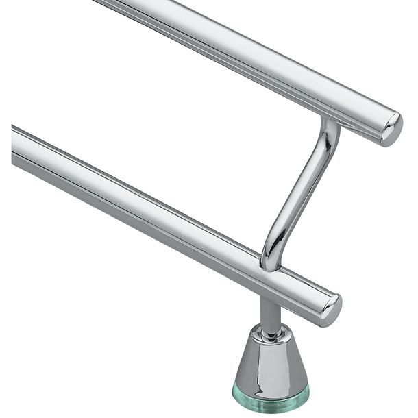 TOALLERO DE BARRA DOBLE DE 24" CROMO ACRÍLICO