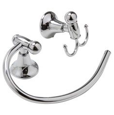 JUEGO DE ACCESORIOS DE BAÑO BELCY 6 PIEZAS CROMO SATINADO