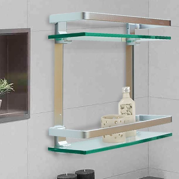 REPISA DE ALUMINIO 2 NIVELES PARA BAÑO