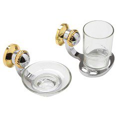 JUEGO DE ACCESORIOS DE BAÑO PALMIRA 6 PIEZAS CROMO