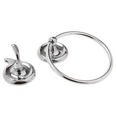 JUEGO DE ACCESORIOS DE BAÑO HANNOVER 6 PIEZAS CROMO PULIDO