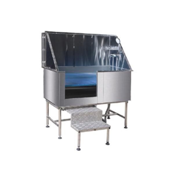 Bañera de acero para mascotas. Modelo HLAB-W