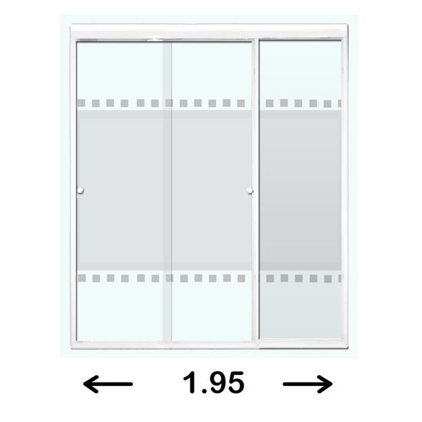CANCEL CORR CT MED 1.95X1.87MT BLANCO