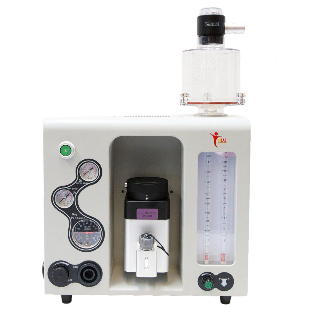 Maquina veterinaria de anestesia. Modelo RE902