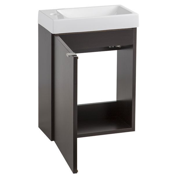 MUEBLE PARA BAÑO 16 " MONZA CHOCOLATE