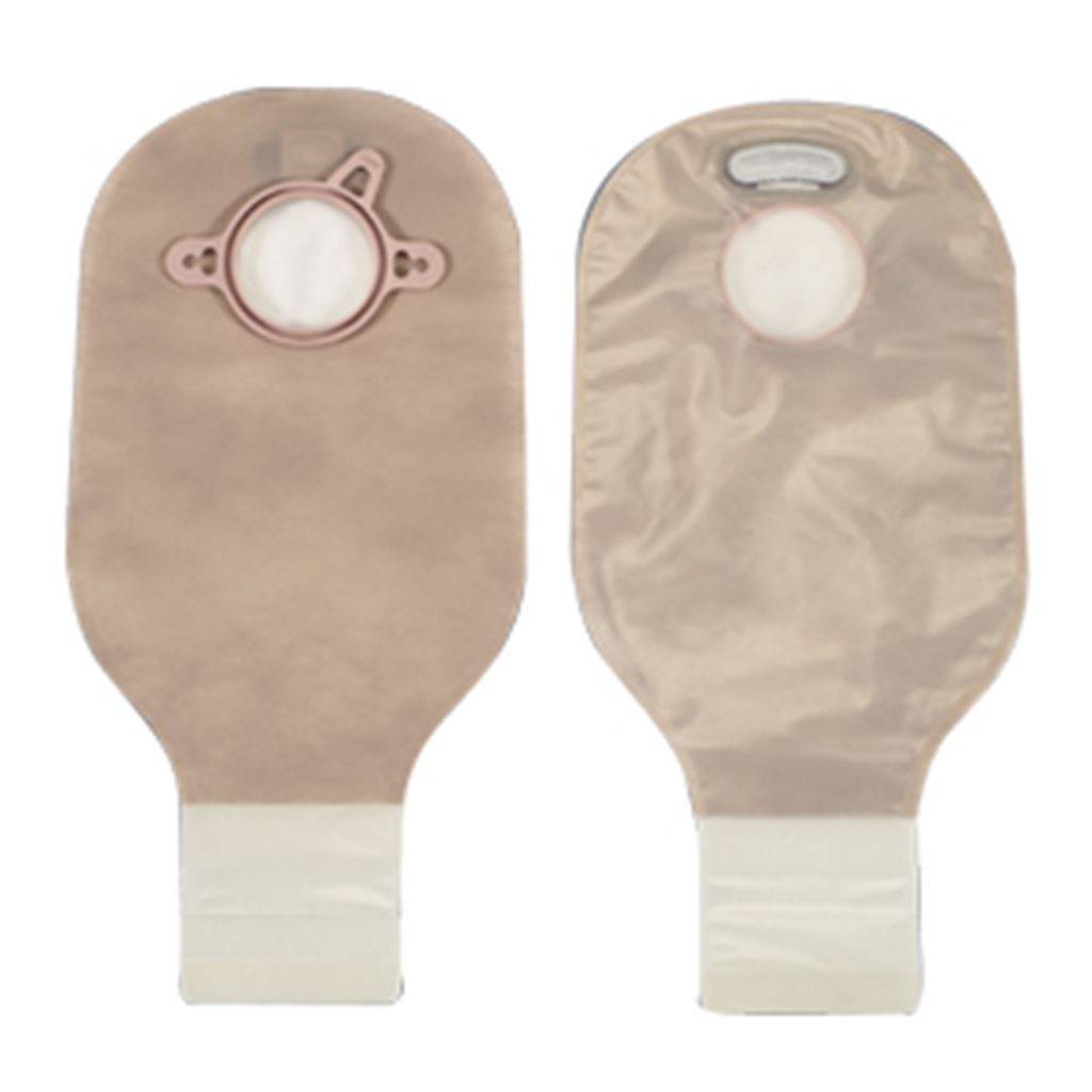 Bolsa de Colostomía Hollister Drenable Transparente con Filtro Sistema Lock N Roll Aro 57mm