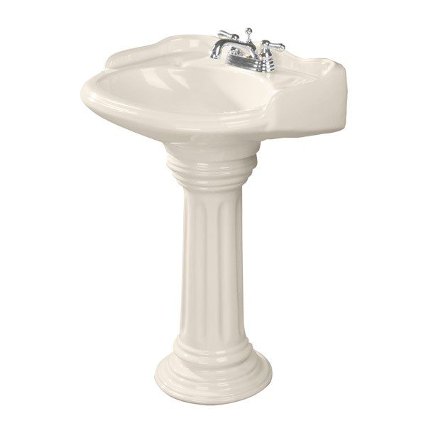 LAVABO/PEDESTAL PACK ROYALTYII 4" HUESO (474563)