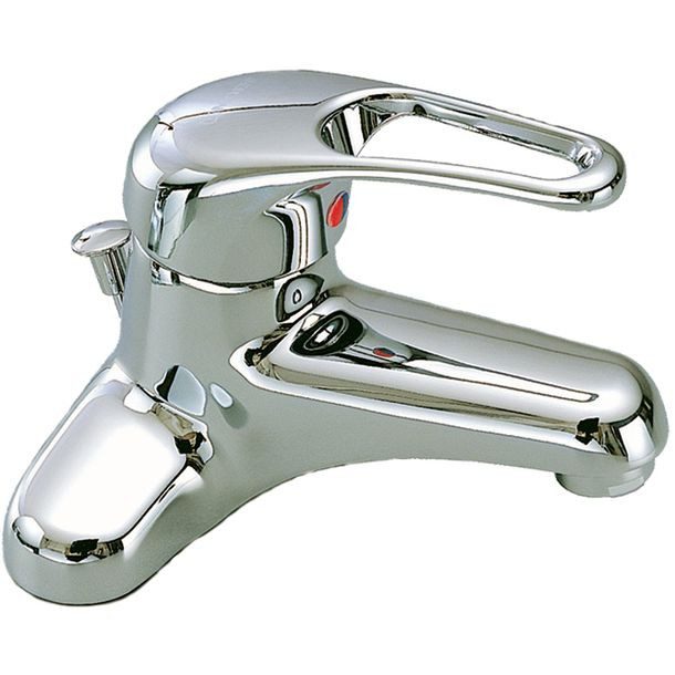 MEZCLADORA MONOMANDO PARA LAVABO CAMELIA CROMO