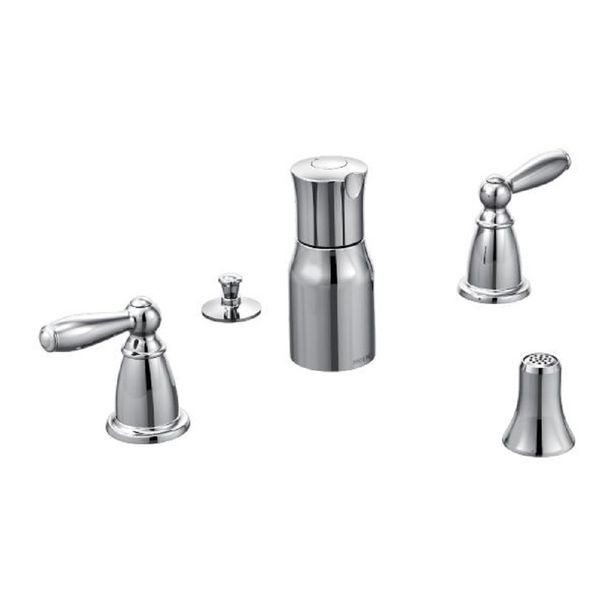 MEZCLADORA PARA BIDET BRANTFORD CROMO DE 8"