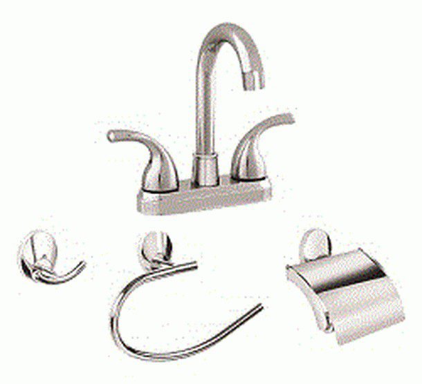 LLAVE MEZCLADORA PARA BAÑO 4" AGABO
