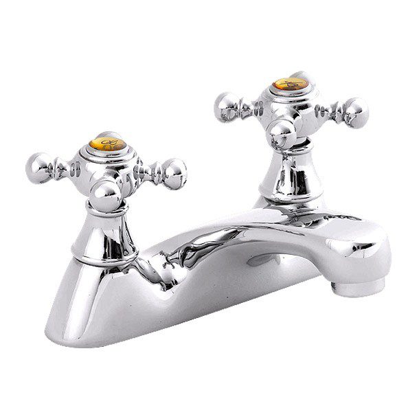 LLAVE MEZCLADORA PARA LAVABO CORA 4" CROMO