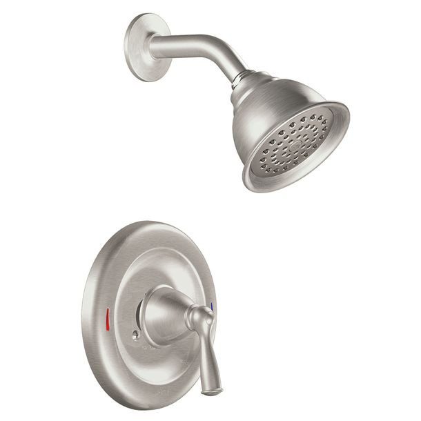 MEZCLADORA MONOMANDO PARA REGADERA BANBURY NÍQUEL