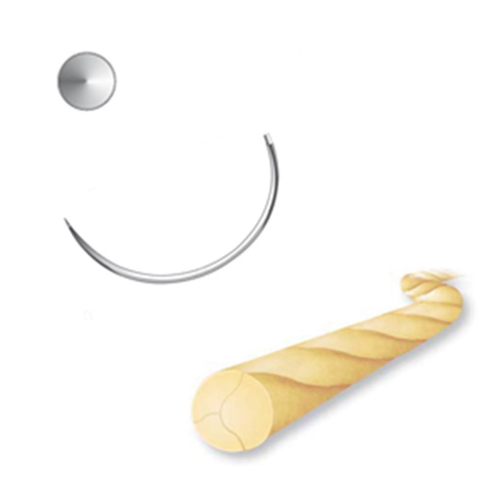 SUTURA CATGUT SIMPLE 3/0 AHUSADA NORMAL