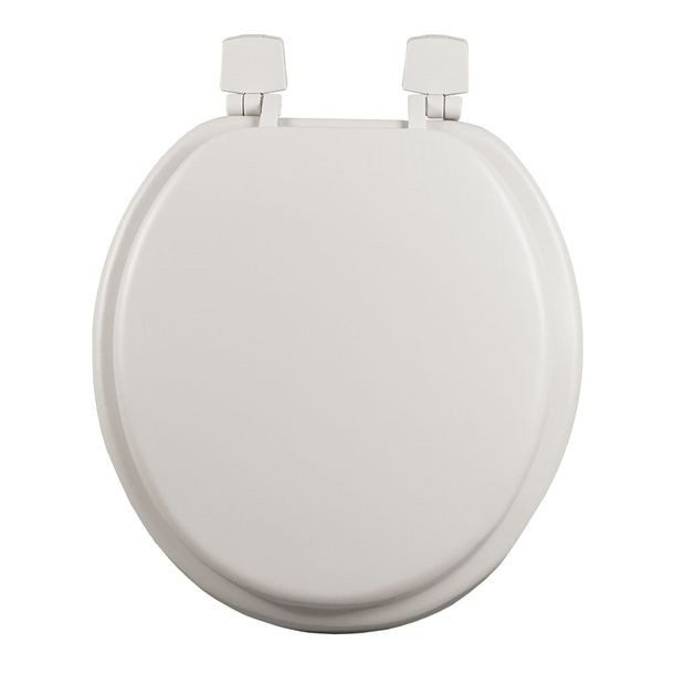 ASIENTO DE BAÑO REDONDO ACOLCHADO HUESO