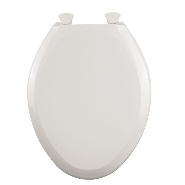 ASIENTO PARA BAÑO ALARGADO PLÁSTICO HUESO