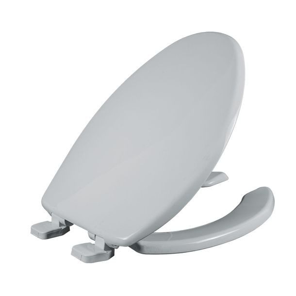 ASIENTO PARA BAÑO ALARGADO CON PERMAJUSTE Y CIERRE LENTO BLANCO