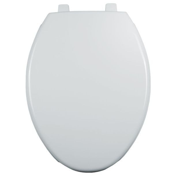 ASIENTO PARA BAÑO CON PERNO DE ACERO INOXIDABLE BLANCO