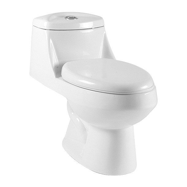 SANITARIO ZEUS BLANCO 1 PIEZA 3.8 Y 4.8 L